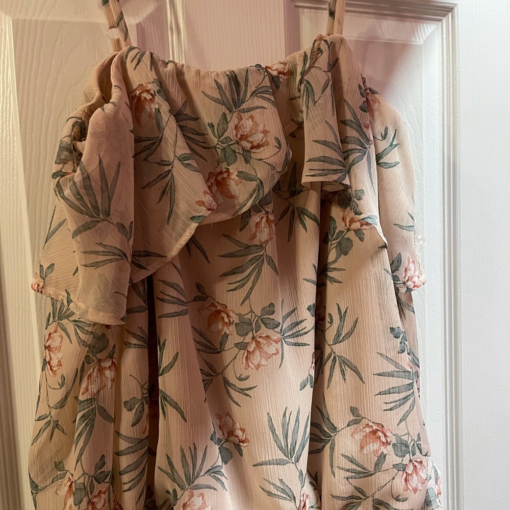Long sleeve off shoulder shirt